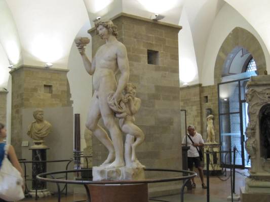 Bachus Michelangelo Bargello Florenta
